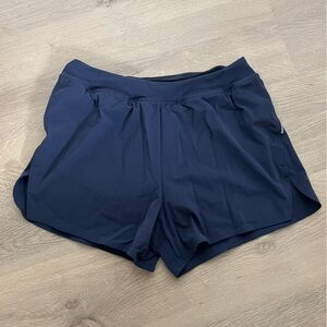 Outdoor Voices Navy Blue Athletic Shorts